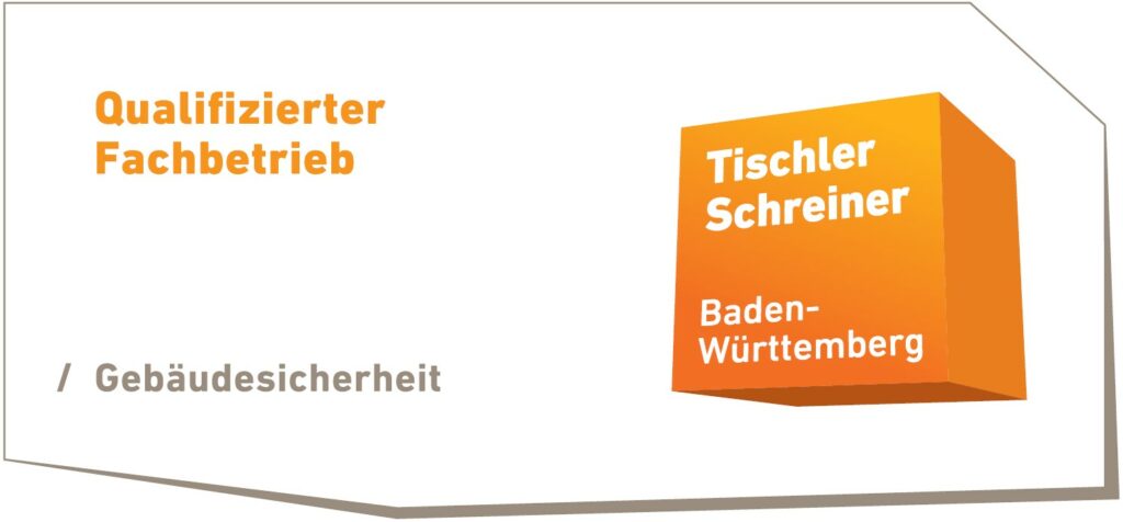 Orange Würfel, Fachbetrieb Gebäudesicherheit Baden-Württemberg