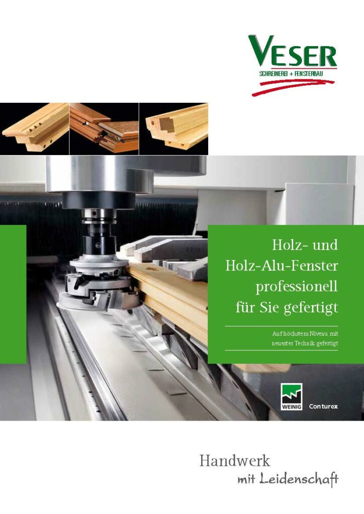 Fensterfertigung, Präzision, Holz, Handwerk, Technik